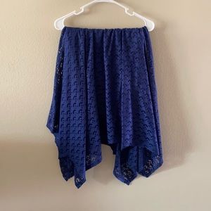 Royal Blue Skirt